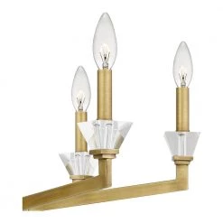 Lottie 6-Light Aged Brass Chandelier by Quoizel -Quoizel Sales aged brass quoizel chandeliers lot5026ab 44 1000