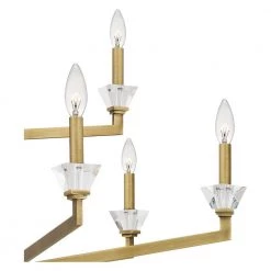 Lottie 9-Light Aged Brass Chandelier by Quoizel -Quoizel Sales aged brass quoizel chandeliers lot5034ab 44 1000