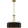 Hanley 4-Light Aged Brass Standard Pendant by Quoizel 2 Hanley 4-Light Aged Brass Standard Pendant by Quoizel -Quoizel Sales aged brass quoizel chandeliers qp5596ab 64 1000
