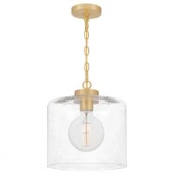 Abner 1-Light Aged Brass Mini Pendant by Quoizel -Quoizel Sales aged brass quoizel pendant lights abr1512ab c3 1000