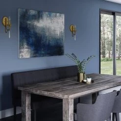 Joules 1-Light Aged Brass Wall Sconce by Quoizel -Quoizel Sales aged brass quoizel vanity lighting jou8701ab 31 1000