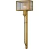Tillman 1-Light Aged Brass Sconce by Quoizel -Quoizel Sales aged brass quoizel vanity lighting qw5296ab 64 1000