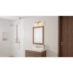 Thoresby 14 in. 2-Light Aged Brass Vanity Light by Quoizel -Quoizel Sales aged brass quoizel vanity lighting tho8614ab 31 1000