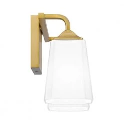 Thoresby 14 in. 2-Light Aged Brass Vanity Light by Quoizel -Quoizel Sales aged brass quoizel vanity lighting tho8614ab 44 1000