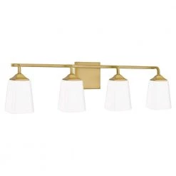 Thoresby 31 in. 4-Light Aged Brass Vanity Light by Quoizel 14 Thoresby 31 in. 4-Light Aged Brass Vanity Light by Quoizel -Quoizel Sales aged brass quoizel vanity lighting tho8631ab 1f 1000