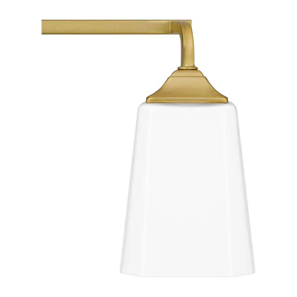 Thoresby 31 in. 4-Light Aged Brass Vanity Light by Quoizel 9 Thoresby 31 in. 4-Light Aged Brass Vanity Light by Quoizel - Image 7
