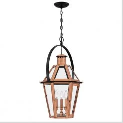Burdett 3-Light Aged Copper Pendant by Quoizel -Quoizel Sales aged copper quoizel chandeliers burd2818ac 4f 1000