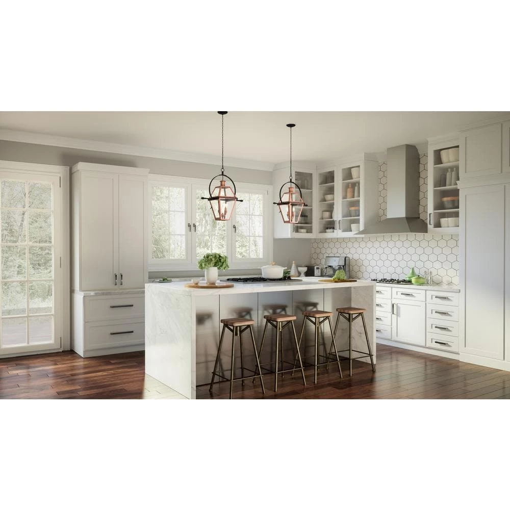 Rue De Royal 2-Light Aged Copper Pendant with Clear Glass by Quoizel 9 Rue De Royal 2-Light Aged Copper Pendant with Clear Glass by Quoizel - Image 7