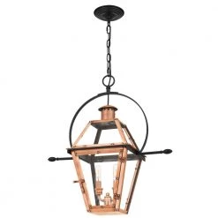 Rue De Royal 2-Light Aged Copper Pendant with Clear Glass by Quoizel 12 Rue De Royal 2-Light Aged Copper Pendant with Clear Glass by Quoizel -Quoizel Sales aged copper quoizel chandeliers ro2811ac 4f 1000