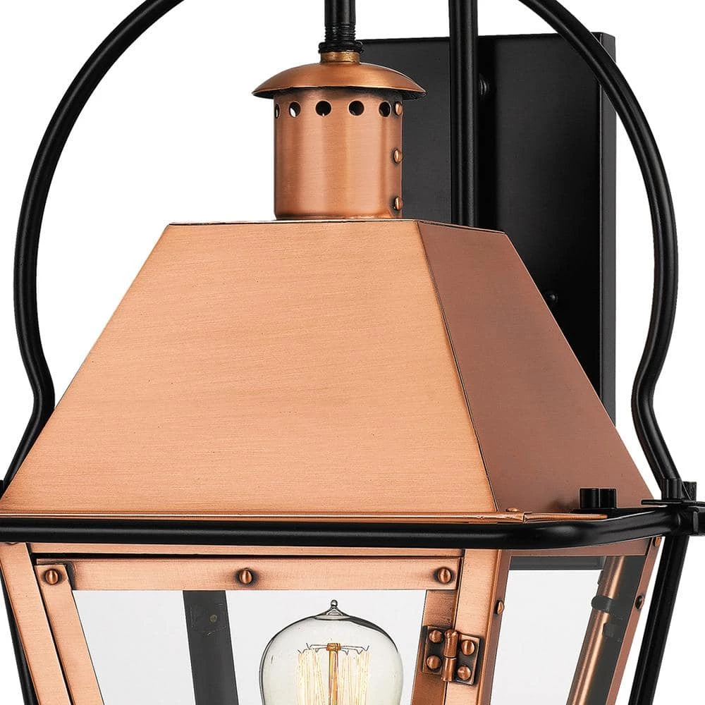 Rue De Royal 1-Light Copper Outdoor Wall Lantern Sconce by Quoizel 4 Rue De Royal 1-Light Copper Outdoor Wall Lantern Sconce by Quoizel - Image 2