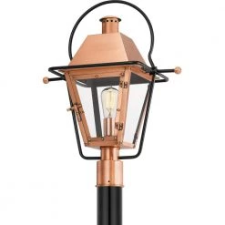 Rue De Royal 1-Light Aged Copper Outdoor Post Lantern by Quoizel 10 Rue De Royal 1-Light Aged Copper Outdoor Post Lantern by Quoizel -Quoizel Sales aged copper quoizel post light sets ro9018ac 4f 1000