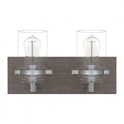 Craven 2-Light Aged Oak Vanity Light by Quoizel 11 Craven 2-Light Aged Oak Vanity Light by Quoizel -Quoizel Sales aged oak quoizel vanity lighting cvn8615ago 1f 1000