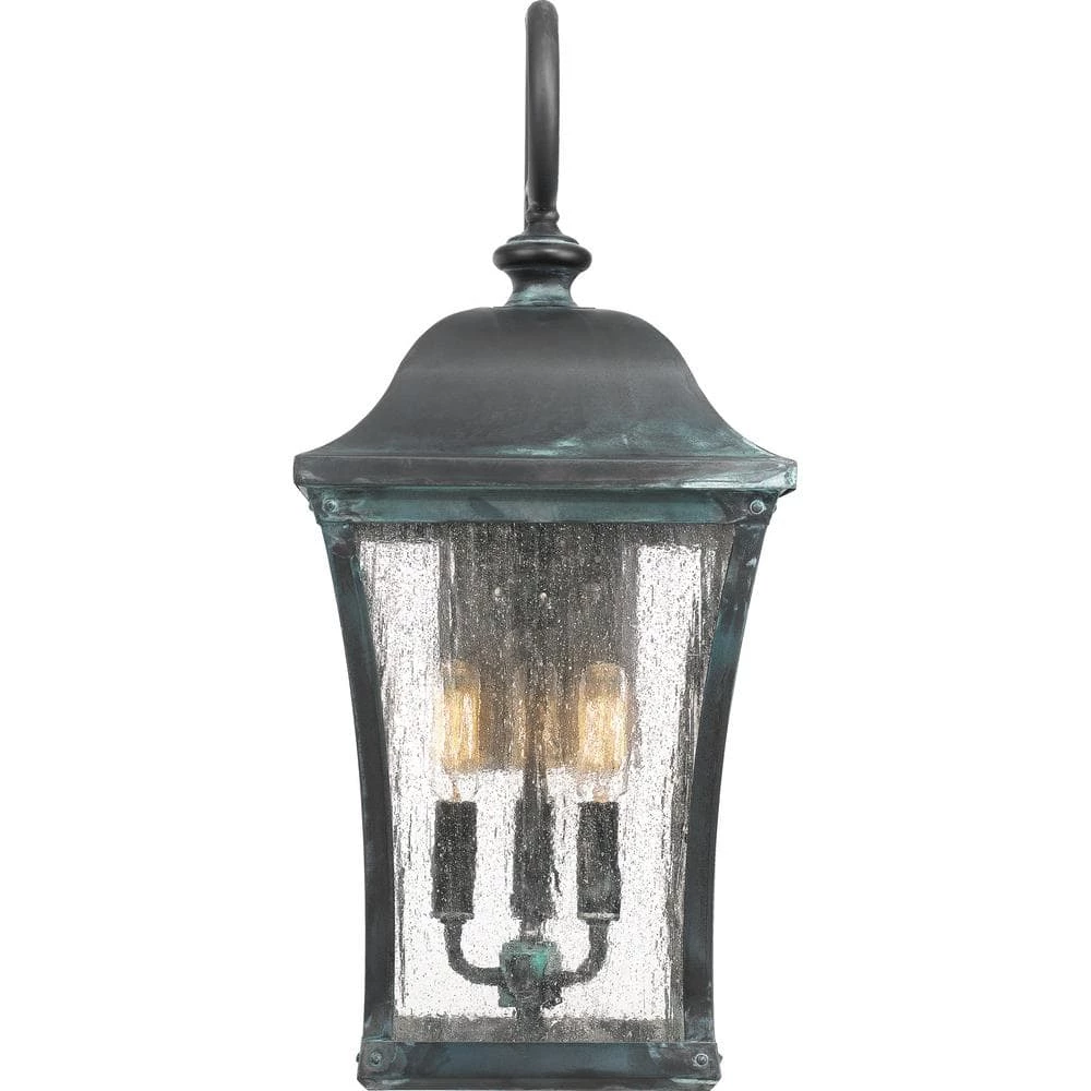 Bardstown 1-Light Aged Verde Outdoor Wall Lantern Sconce by Quoizel 7 Bardstown 1-Light Aged Verde Outdoor Wall Lantern Sconce by Quoizel - Image 5