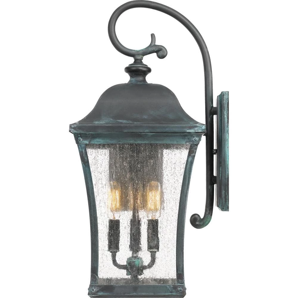 Bardstown 1-Light Aged Verde Outdoor Wall Lantern Sconce by Quoizel 6 Bardstown 1-Light Aged Verde Outdoor Wall Lantern Sconce by Quoizel - Image 4