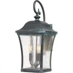 Bardstown 1-Light Aged Verde Outdoor Wall Lantern Sconce by Quoizel