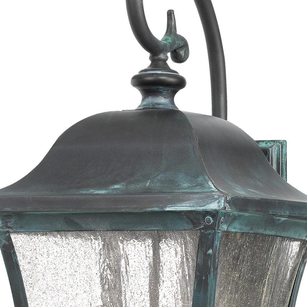 Bardstown 1-Light Aged Verde Outdoor Wall Lantern Sconce by Quoizel 4 Bardstown 1-Light Aged Verde Outdoor Wall Lantern Sconce by Quoizel - Image 2
