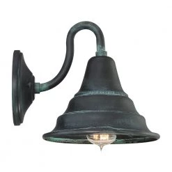 Carmel 1-Light Aged Verde Outdoor Wall Lantern Sconce by Quoizel -Quoizel Sales aged verde quoizel outdoor sconces cml8409agv 1f 1000