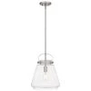 Stella 1-Light Antique Nickel Mini Pendant with Clear Seeded Glass by Quoizel -Quoizel Sales antique nickel quoizel pendant lights stls1512an 64 1000