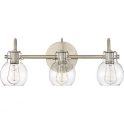 Andrews 3-Light Antique Nickel Vanity Light by Quoizel -Quoizel Sales antique nickel quoizel vanity lighting anw8603an c3 1000