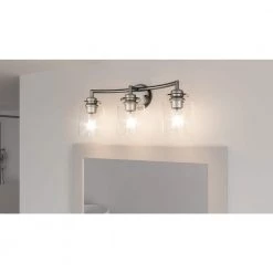 Jaspar 23 in. 3-Light Antique Nickel Vanity Light by Quoizel 12 Jaspar 23 in. 3-Light Antique Nickel Vanity Light by Quoizel -Quoizel Sales antique nickel quoizel vanity lighting jsp8623an c3 1000
