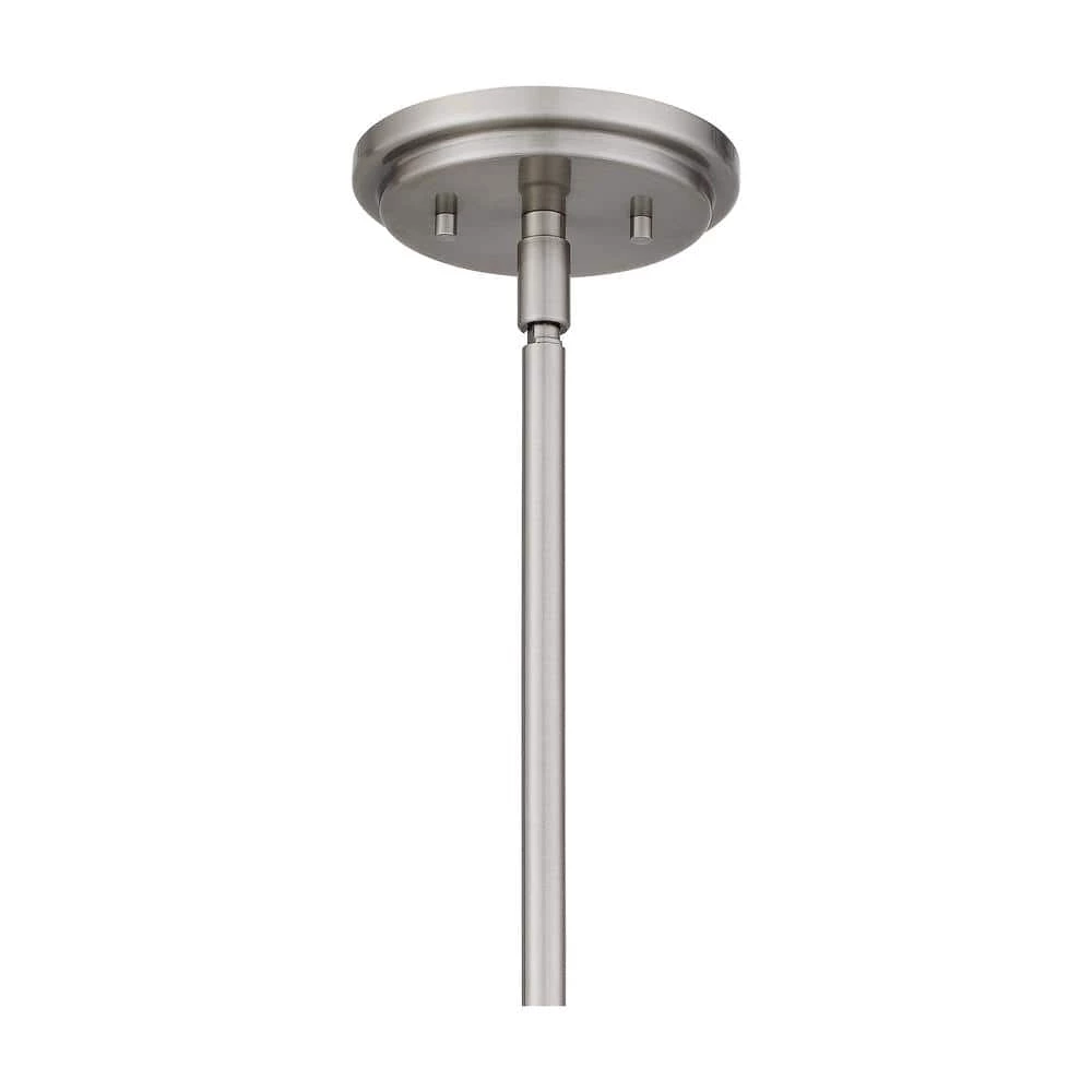 Aria 5-Light Antique Polished Nickel Chandelier with Opal Glass by Quoizel 9 Aria 5-Light Antique Polished Nickel Chandelier with Opal Glass by Quoizel - Image 7