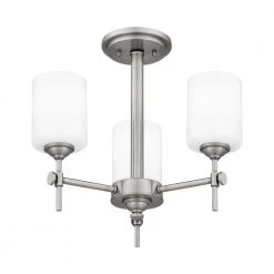 Aria 17 in. 3-Light Antique Polished Nickel Semi-Flush Mount with Opal Glass by Quoizel 21 Aria 17 in. 3-Light Antique Polished Nickel Semi-Flush Mount with Opal Glass by Quoizel -Quoizel Sales antique polished nickel quoizel flush mount lights ari1717ap 1f 1000
