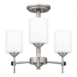 Aria 17 in. 3-Light Antique Polished Nickel Semi-Flush Mount with Opal Glass by Quoizel 20 Aria 17 in. 3-Light Antique Polished Nickel Semi-Flush Mount with Opal Glass by Quoizel -Quoizel Sales antique polished nickel quoizel flush mount lights ari1717ap 4f 1000