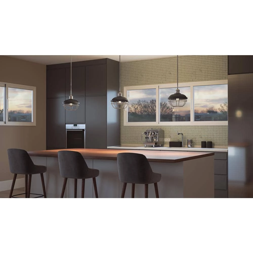 Sandpiper 1-Light Antique Polished Nickel Mini Pendant with Metal Shade by Quoizel 11 Sandpiper 1-Light Antique Polished Nickel Mini Pendant with Metal Shade by Quoizel - Image 9