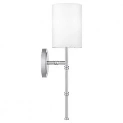 Monica 1-Light Antique Polished Nickel Wall Sconce by Quoizel -Quoizel Sales antique polished nickel quoizel vanity lighting qw16126ap 1f 1000