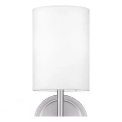 Monica 1-Light Antique Polished Nickel Wall Sconce by Quoizel -Quoizel Sales antique polished nickel quoizel vanity lighting qw16126ap 44 1000