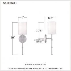 Monica 1-Light Antique Polished Nickel Wall Sconce by Quoizel -Quoizel Sales antique polished nickel quoizel vanity lighting qw16126ap 76 1000