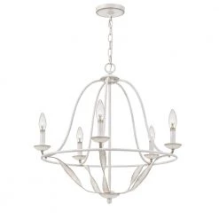 Bradbury 5-Light Antique White Candle-Style Chandelier by Quoizel -Quoizel Sales antique white quoizel chandeliers bdb5025awh 4f 1000