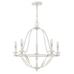 Bradbury 5-Light Antique White Candle-Style Chandelier by Quoizel -Quoizel Sales antique white quoizel chandeliers bdb5025awh c3 1000
