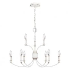 Briar 9-Light Antique White Chandelier by Quoizel -Quoizel Sales antique white quoizel chandeliers brr5025awh c3 1000