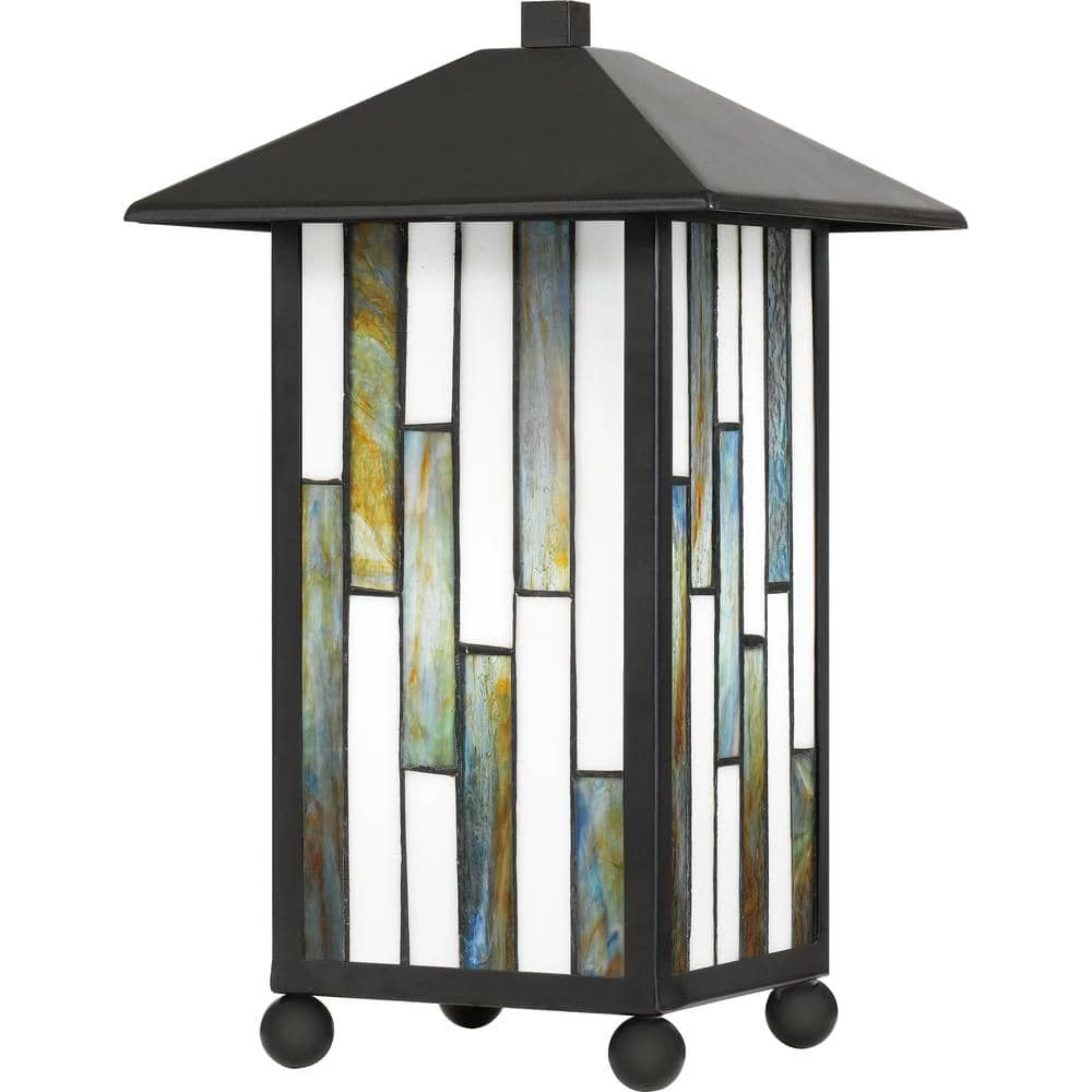 Dormont 14.25 in. Vintage Bronze Table Lamp by Quoizel 3 Dormont 14.25 in. Vintage Bronze Table Lamp by Quoizel