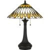 Maddow 25 in. Vintage Bronze Table Lamp by Quoizel -Quoizel Sales bronze quoizel table lamps tf5211tvb 64 1000