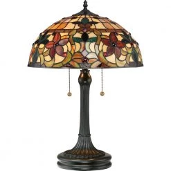 Kami 23 in. Vintage Bronze Table Lamp by Quoizel