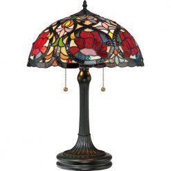 Larissa 23 in. Vintage Bronze Table Lamp by Quoizel