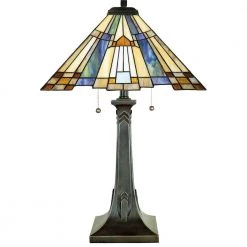 Inglenook 25 in. Valiant Bronze Table Lamp by Quoizel