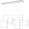 Canvas Integrated LED Brushed Aluminum Chandelier Island Light by Quoizel 2 Canvas Integrated LED Brushed Aluminum Chandelier Island Light by Quoizel -Quoizel Sales brushed aluminum quoizel chandeliers pccv157bra 64 1000