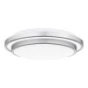 Irving 14 in. Brushed Aluminum LED Semi-Flush Mount by Quoizel 1 Irving 14 in. Brushed Aluminum LED Semi-Flush Mount by Quoizel -Quoizel Sales brushed aluminum quoizel flush mount lights ivg1614bra 64 1000