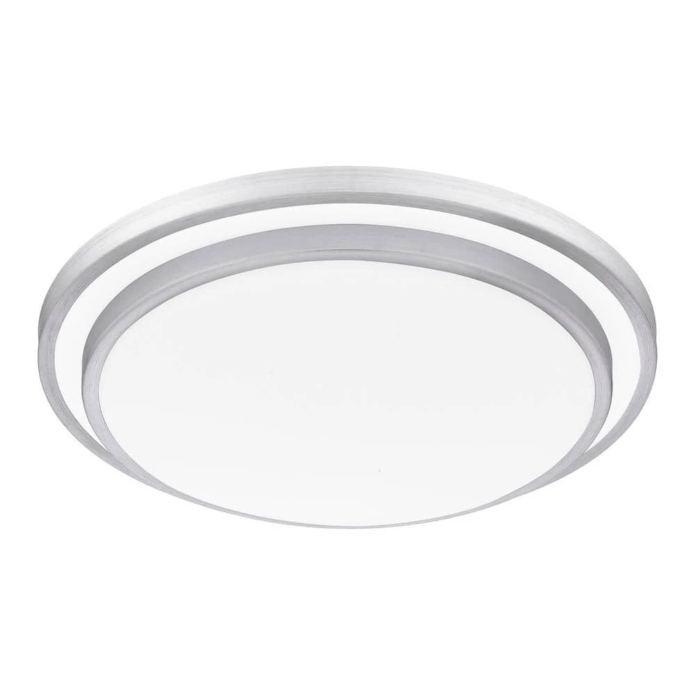 Irving 16 in. Brushed Aluminum LED Semi-Flush Mount by Quoizel 7 Irving 16 in. Brushed Aluminum LED Semi-Flush Mount by Quoizel - Image 5