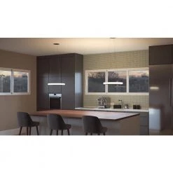 Odessa 21.75 in. Brushed Bronze Integrated LED Pendant by Quoizel -Quoizel Sales brushed bronze quoizel chandeliers pcod2821brz 31 1000