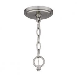 Acacia 3-Light Brushed Nickel Chandelier with Clear Water Glass by Quoizel -Quoizel Sales brushed nickel quoizel chandeliers aca5020bn fa 1000