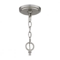 Acacia 5-Light Brushed Nickel Chandelier with Clear Water Glass by Quoizel -Quoizel Sales brushed nickel quoizel chandeliers aca5024bn fa 1000
