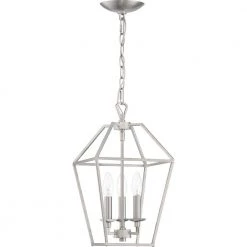 Aviary 3-Light Brushed Nickel Pendant by Quoizel 10 Aviary 3-Light Brushed Nickel Pendant by Quoizel -Quoizel Sales brushed nickel quoizel chandeliers avy5203bn c3 1000