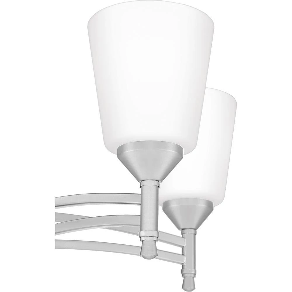 Billingsley 5-Light Brushed Nickel Chandelier by Quoizel 7 Billingsley 5-Light Brushed Nickel Chandelier by Quoizel - Image 5