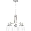Billingsley 5-Light Brushed Nickel Chandelier by Quoizel -Quoizel Sales brushed nickel quoizel chandeliers blg5122bn 64 1000