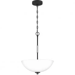 Conrad 3-Light Brushed Nickel Pendant by Quoizel