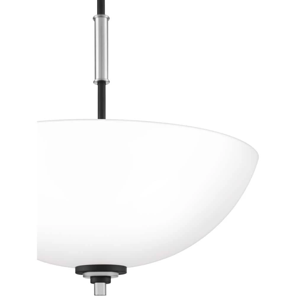 Conrad 3-Light Brushed Nickel Pendant by Quoizel 8 Conrad 3-Light Brushed Nickel Pendant by Quoizel - Image 6